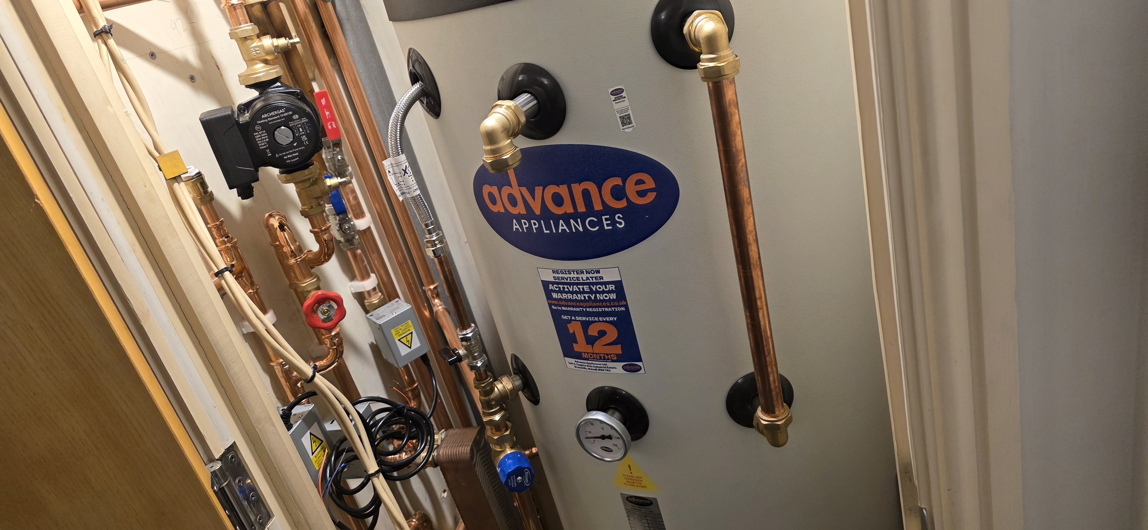 Advanced Appliances Thermal Store TSI 170 installed by Trusted Boilers Ltd